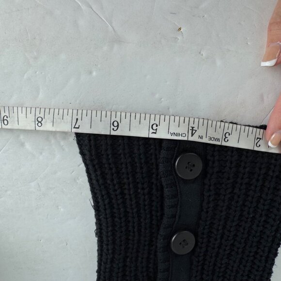 Ugg Black Sweater Boots Calf Women's 9 GUC Casual Warm Winter Comfortable - Picture 15 of 15